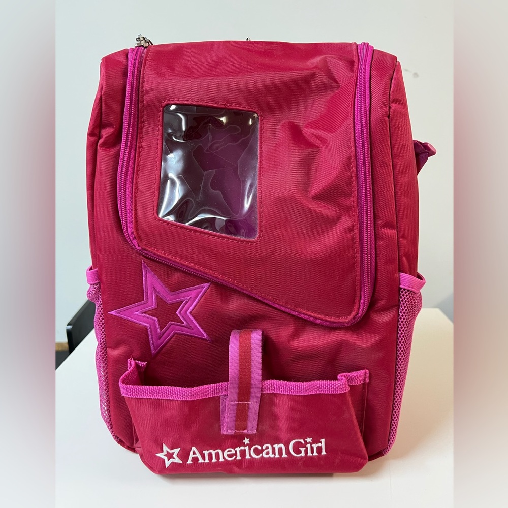 American Girl Doll Bag (Red & Pink)
